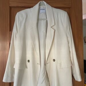 Cream Linen Blazer- Old Navy